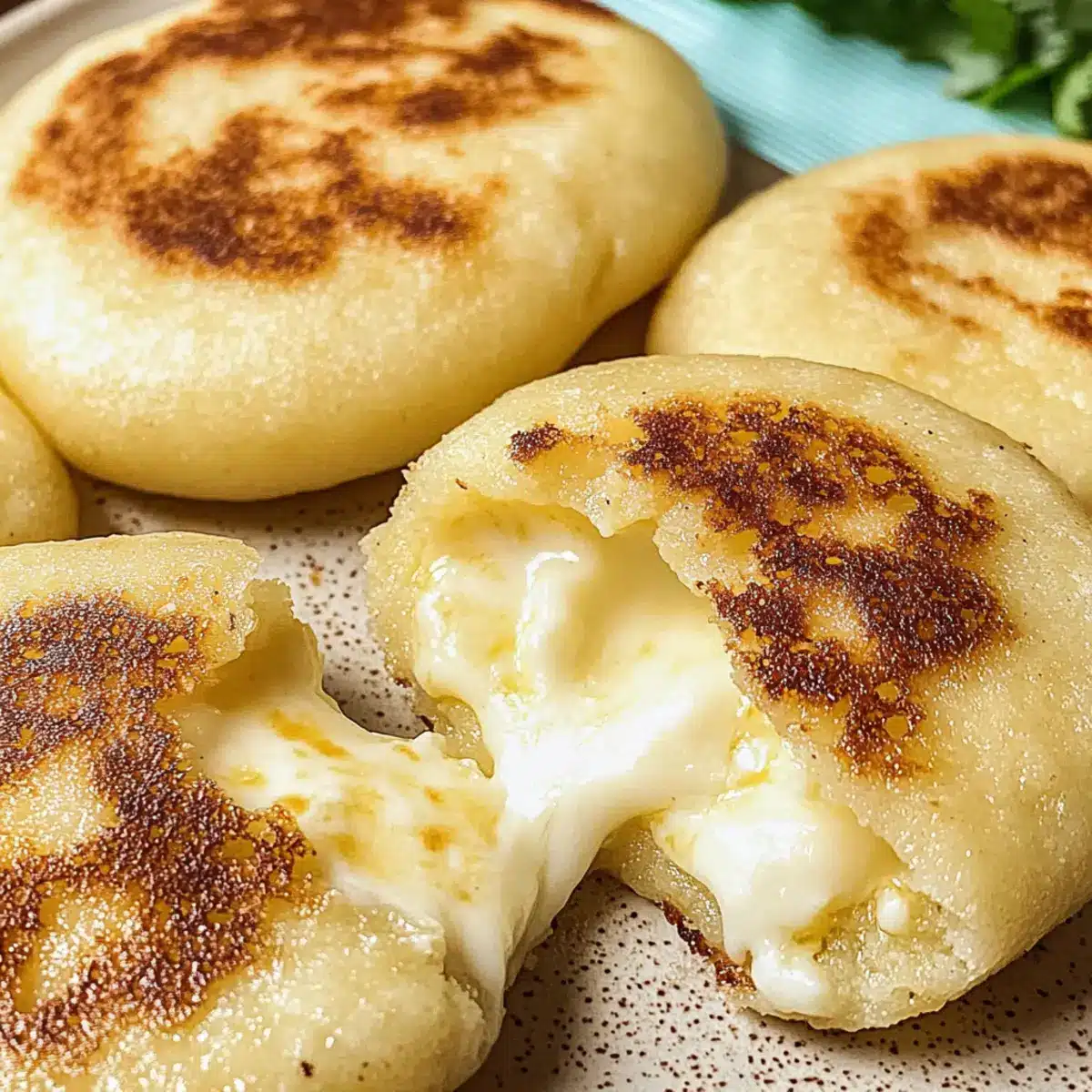 Arepas mit Käse