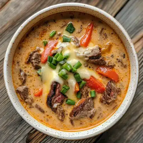 Käse Steak Suppe