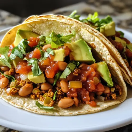 Knusprige Pinto-Bohnen-Tacos