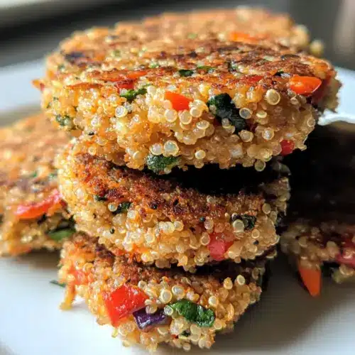 Knusprige Quinoa-Gemüse-Puffer