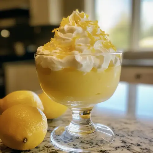 Frische Zitronenmousse