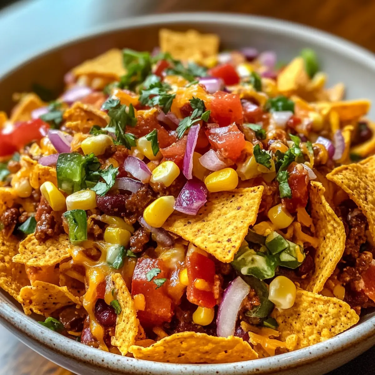 Fritos Chili Käse Salat