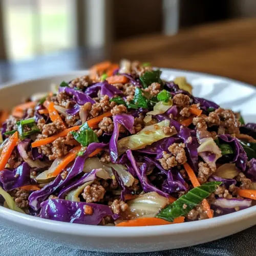 Rinderhackfleisch Kohl Pfannengericht