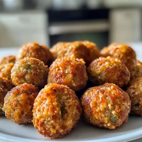 Jalapeño-Pfeffer-Jack-Wurstbällchen