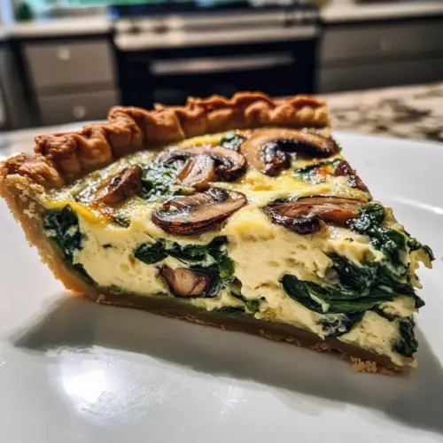 Spinat & Pilz Quiche