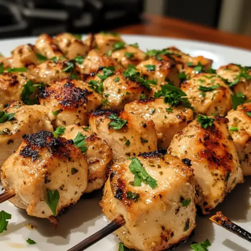 Sizzling Air Fryer Knoblauch Parmesan Hähnchenspieße – Ein erstaunliches ultimatives Rezept