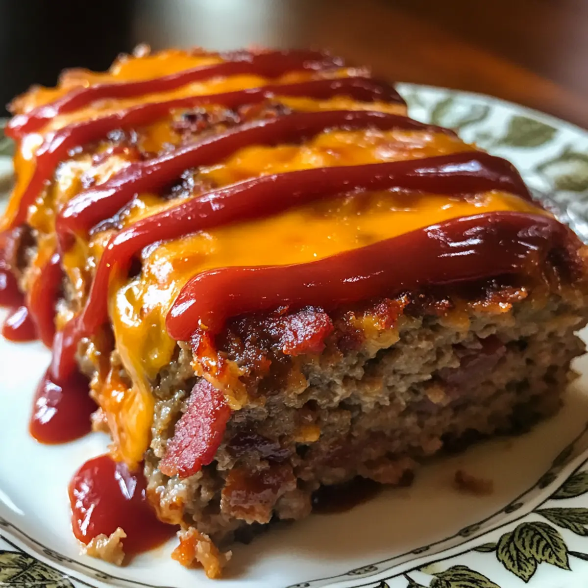 Käseburger-Fleischlaib