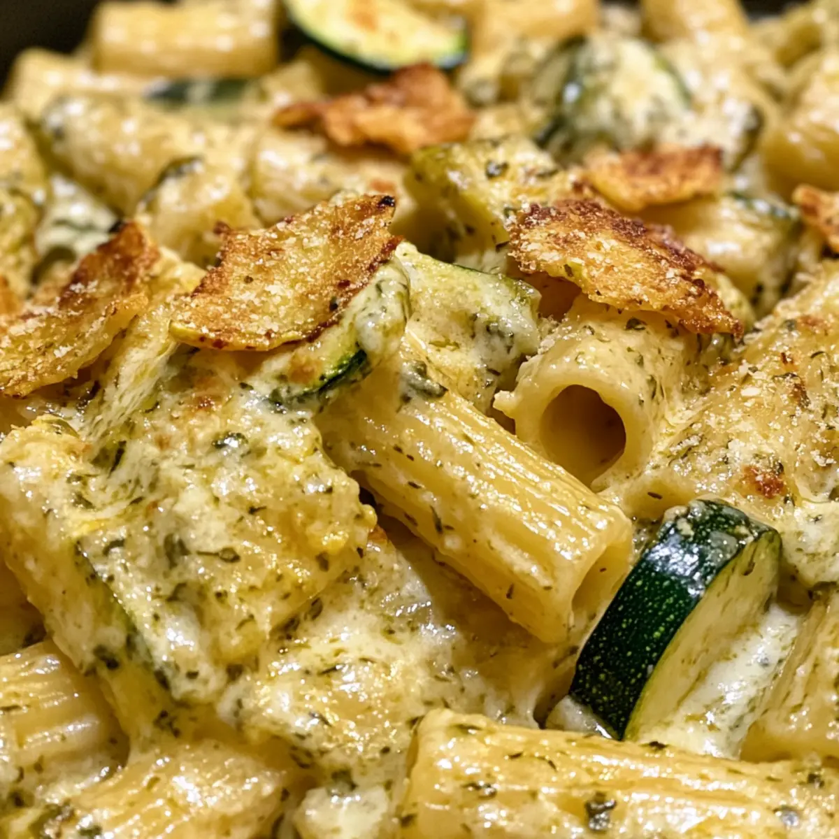 Cremige Zucchini-Pasta