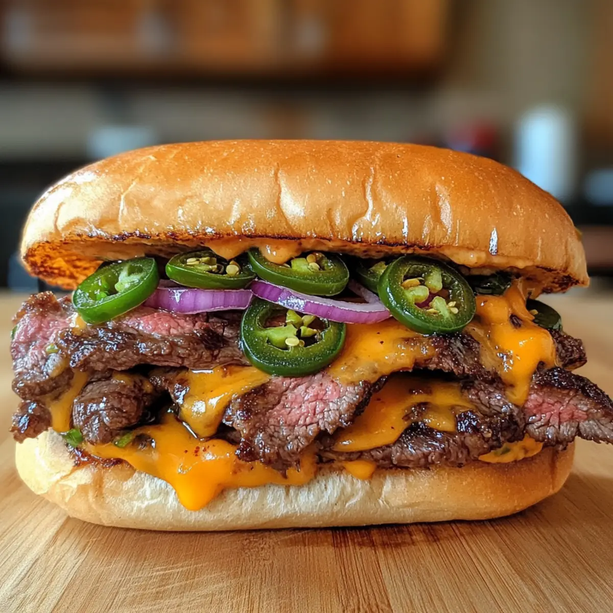 Koreanisches Steak-Sandwich