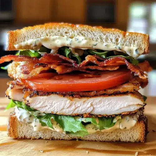 Truthahn-Rindfleisch-Speck-Ranch-Sandwich
