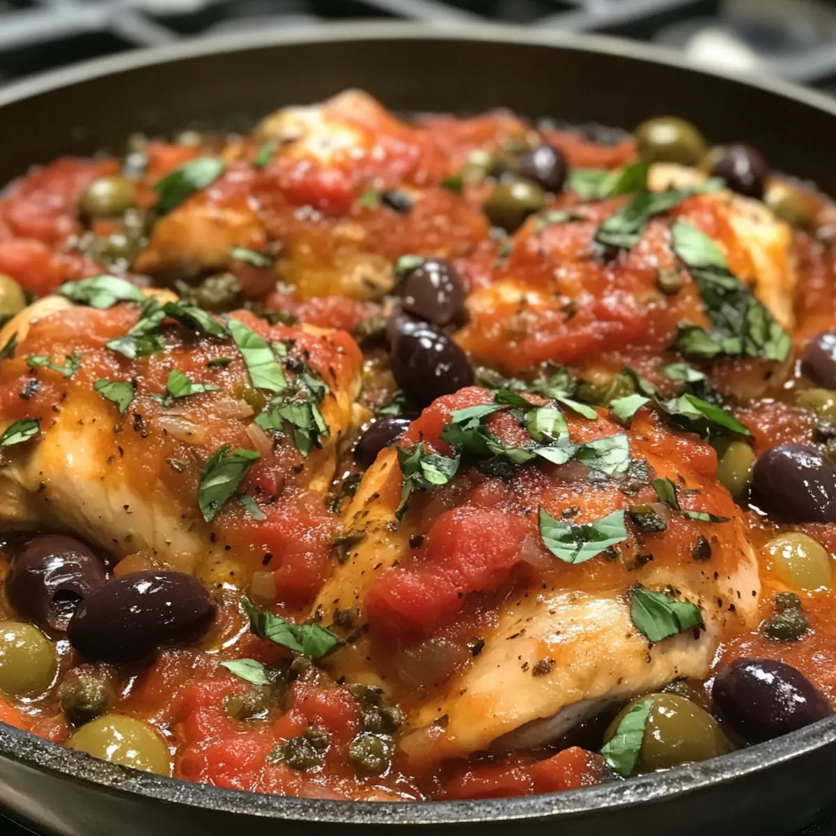 Ultimatives Hähnchen-Parmesan-Nudelpfanne