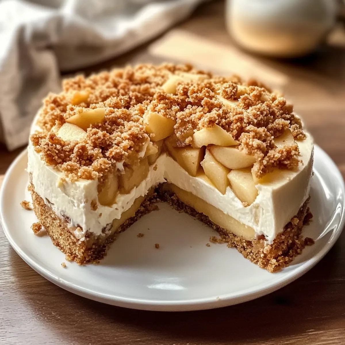 Apfel-Crumble-Käsekuchen
