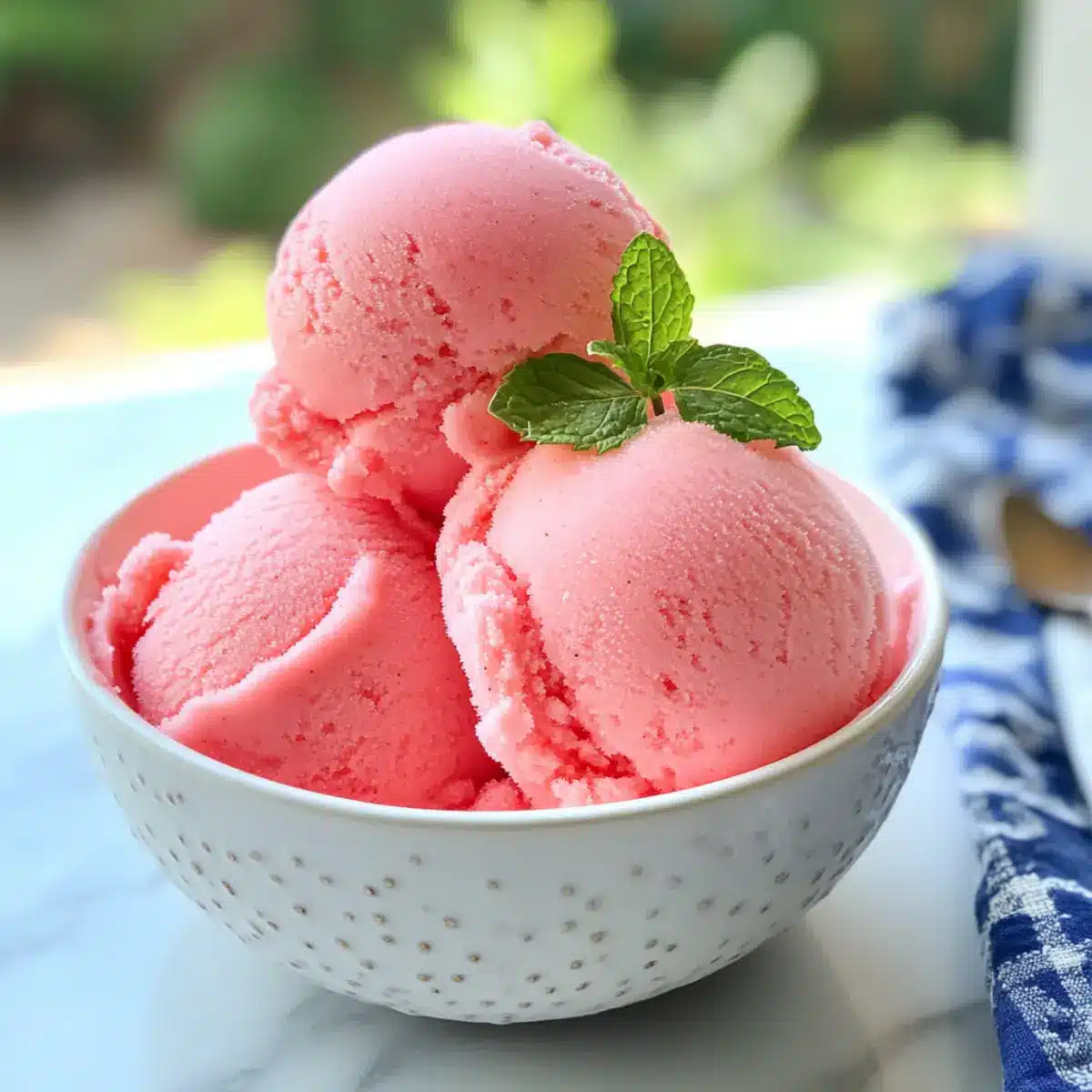 Creami Wassermelonen-Sorbet