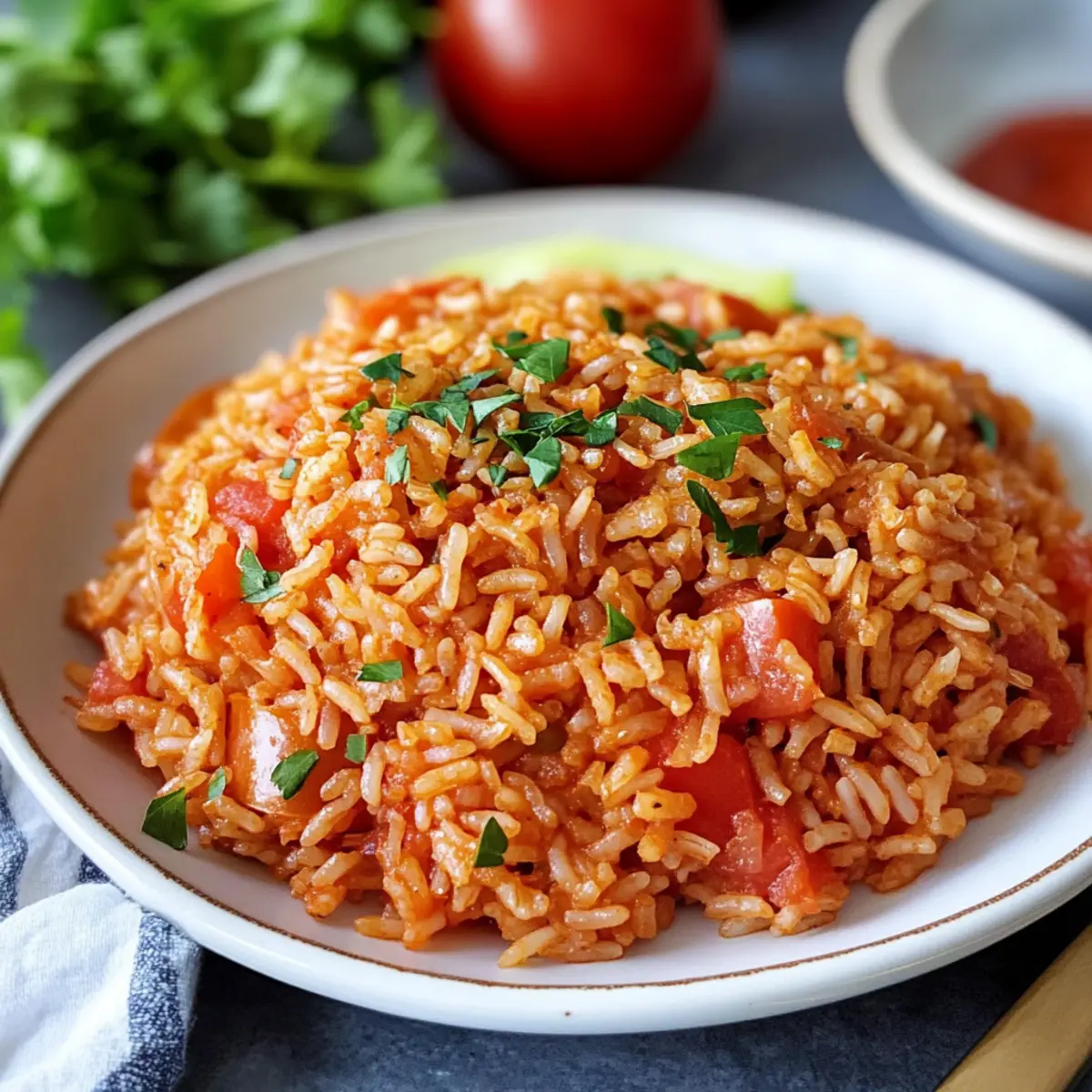 Griechischer Tomatenreis