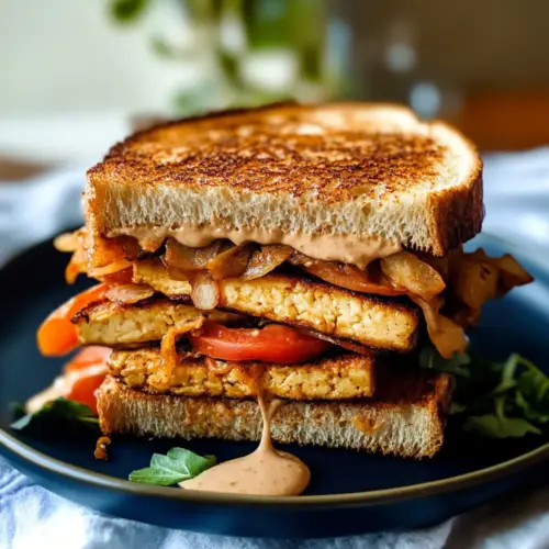Gegrilltes Tofu-Sandwich