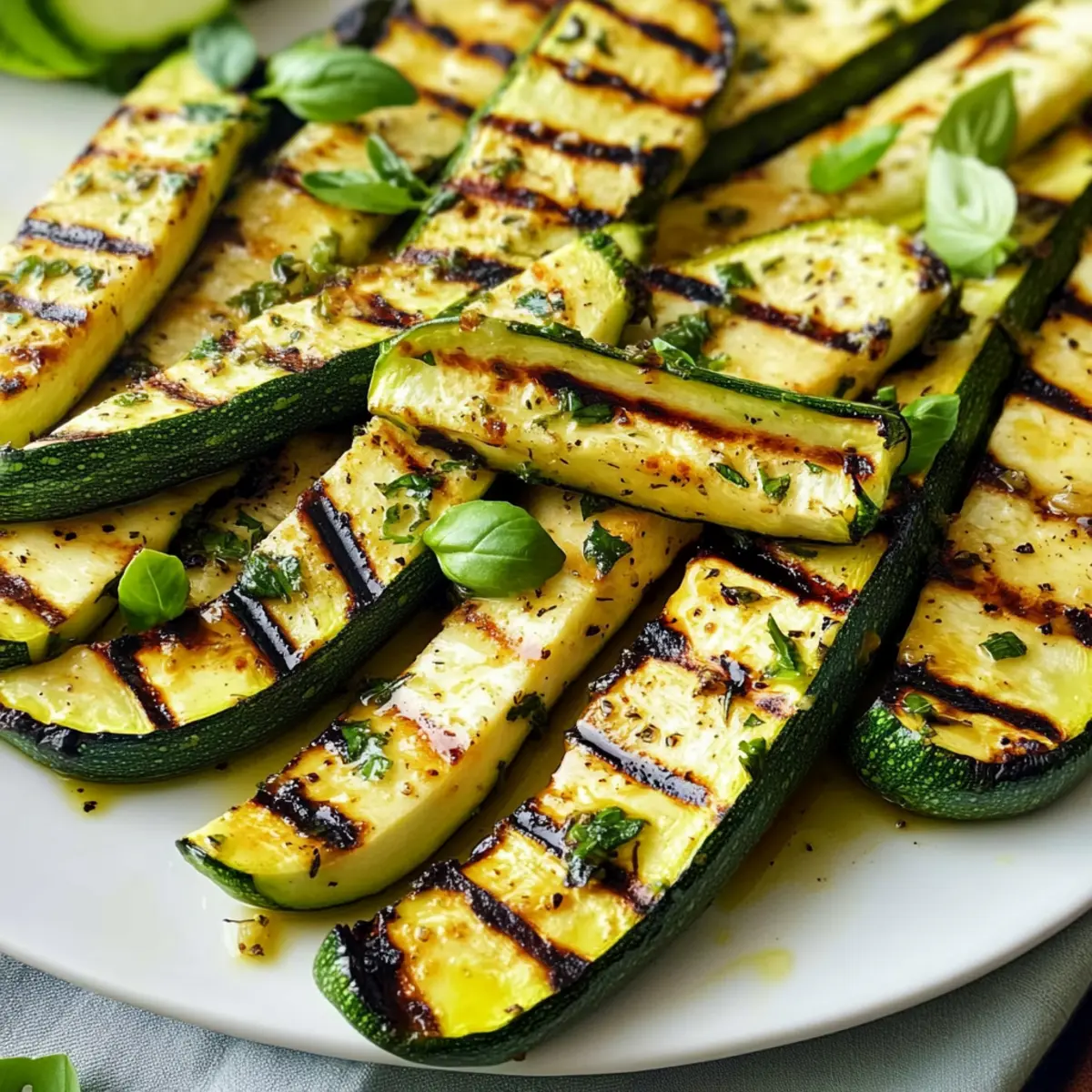 Gegrillte Zucchini