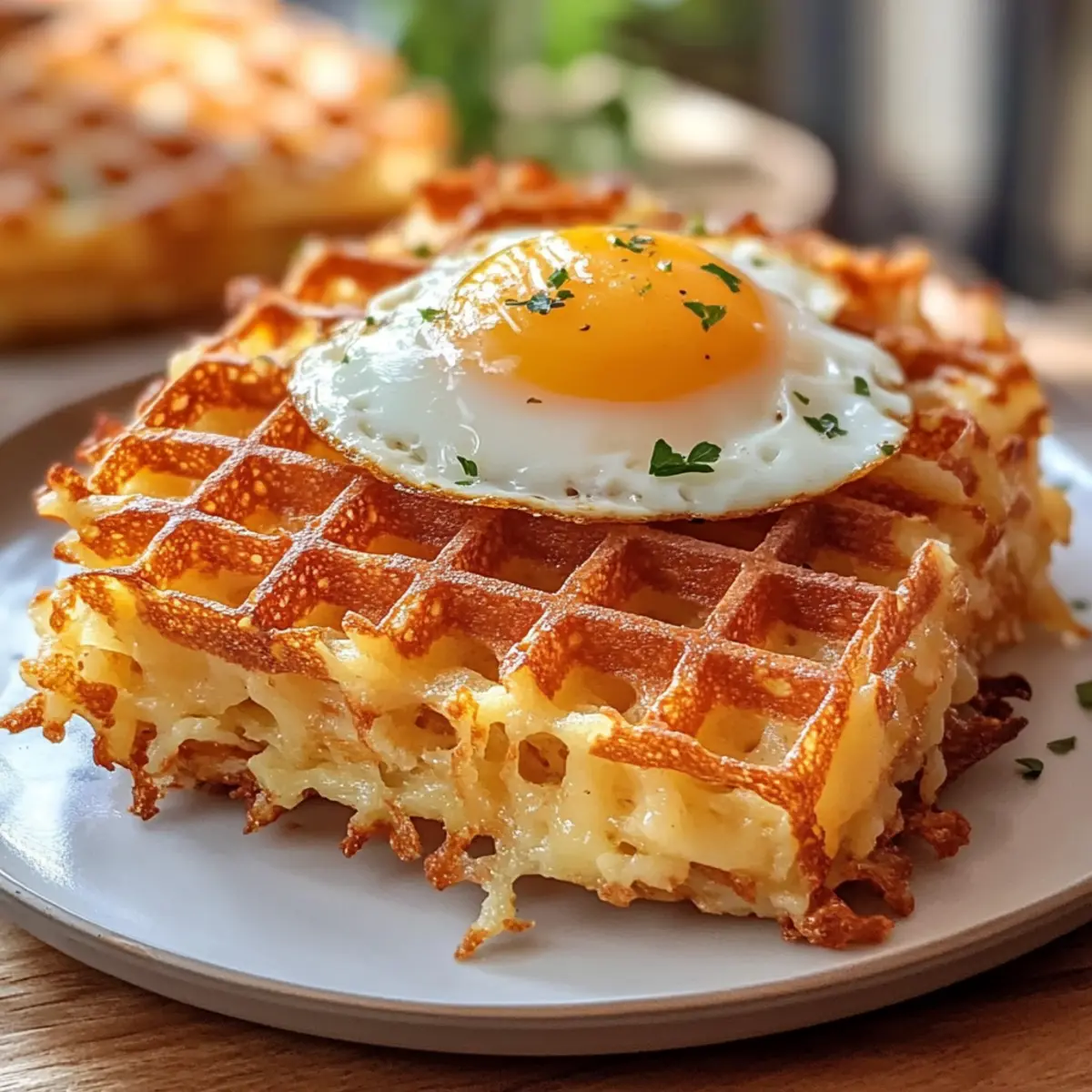 Gesunde Hashbrown Chaffle