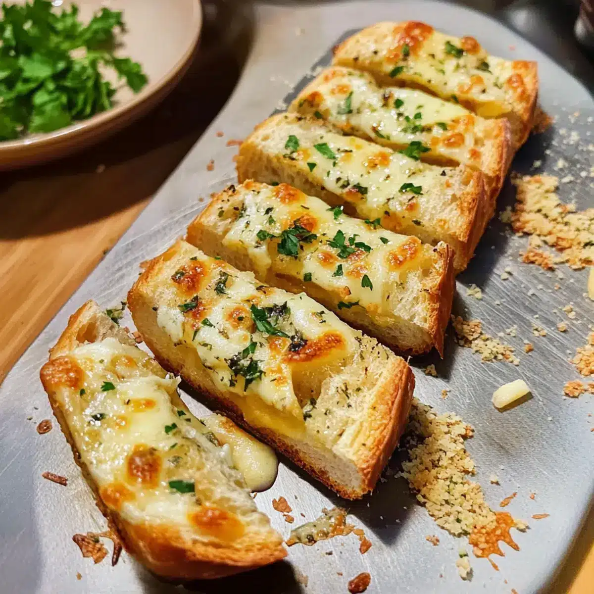 Käse-Knoblauch-Brot