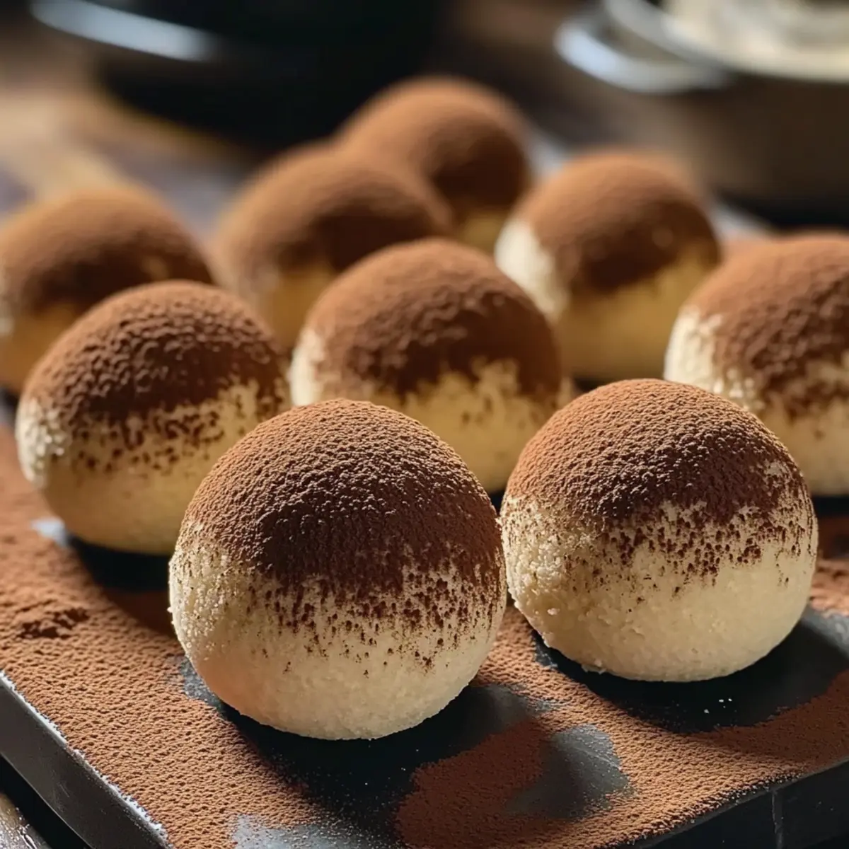 Kleine Tiramisu-Kugeln