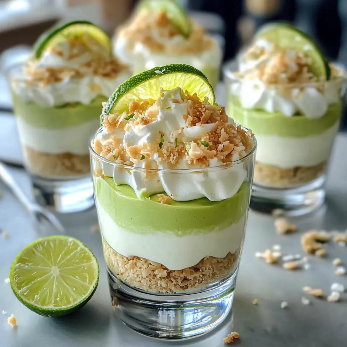 Limetten-Mousse
