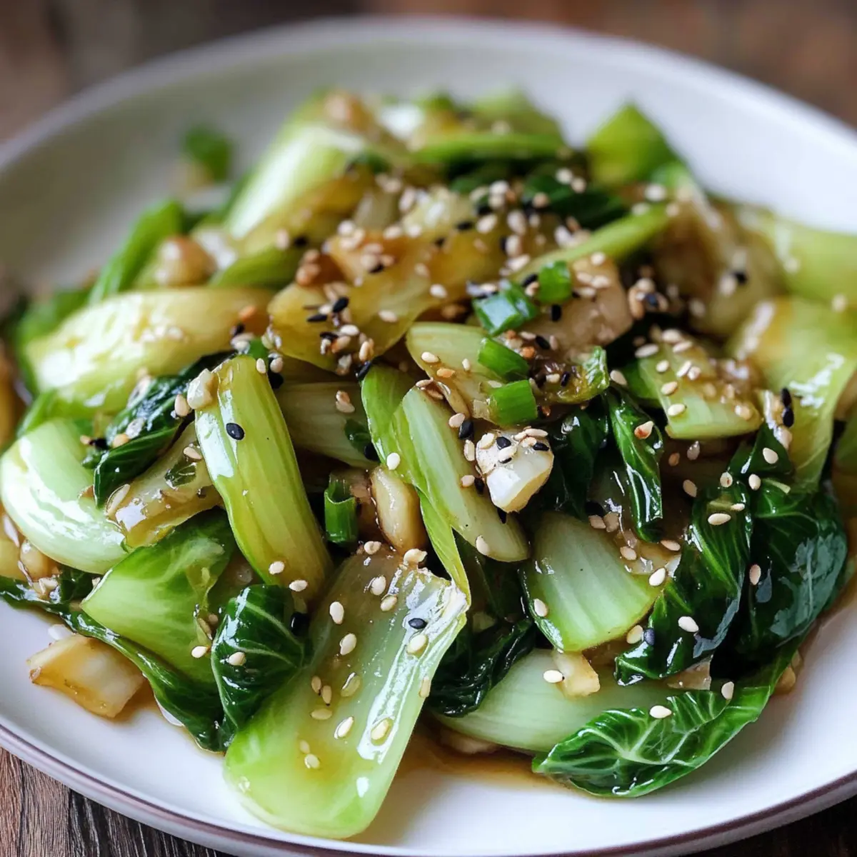 Pak Choi braten