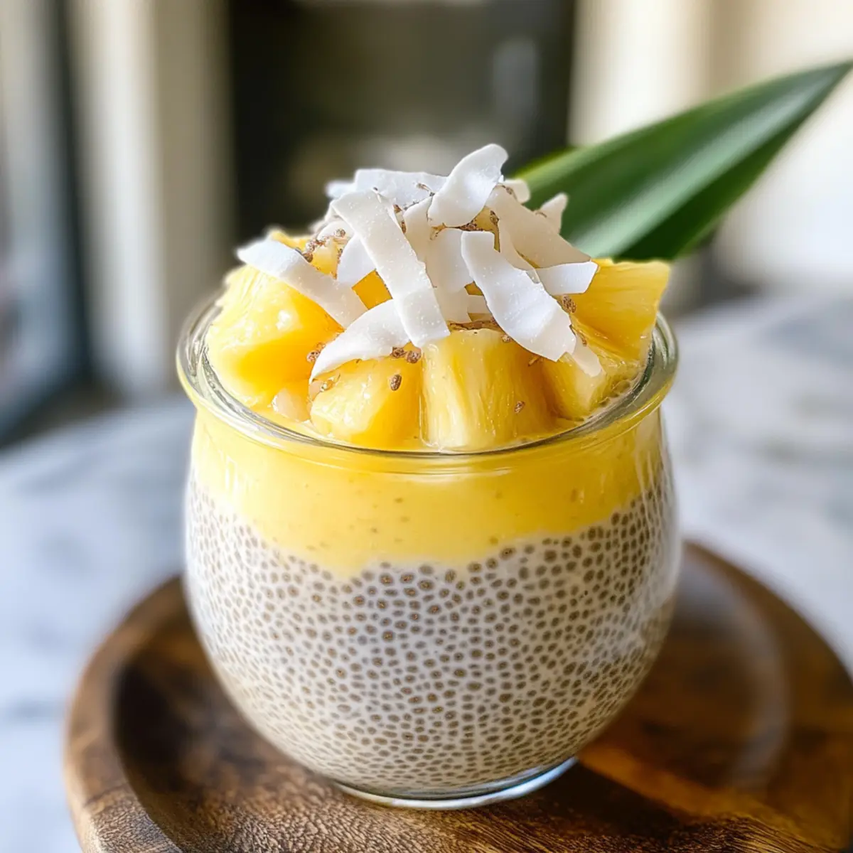 Piña Colada Chia Pudding