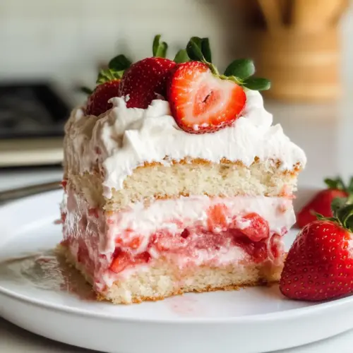 Erdbeer Tres Leches (Eierlos & Milchfrei)