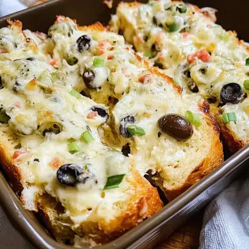 Das ultimative Appetizer: Olivenkäsebrot