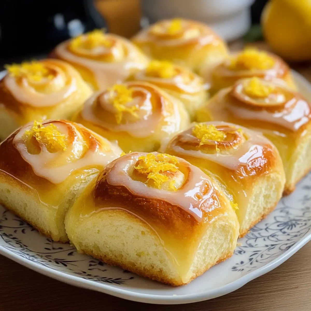 Vegane Zitronen-Süßrollen Rezept