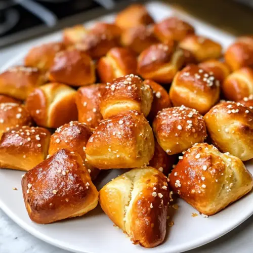 Vegane weiche Brezelbissen