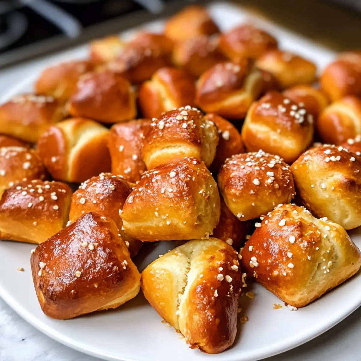 Vegane weiche Brezelbissen