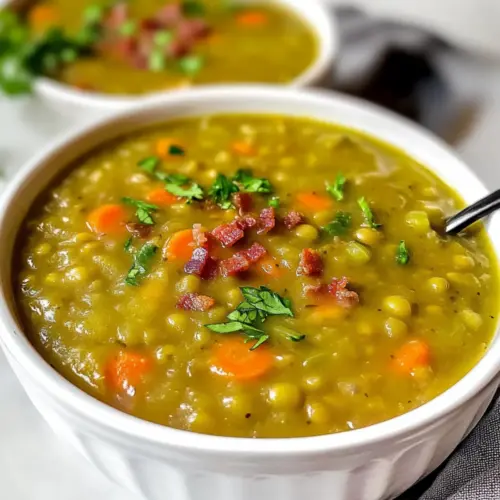 Veganer Erbsensuppe (Slow Cooker)