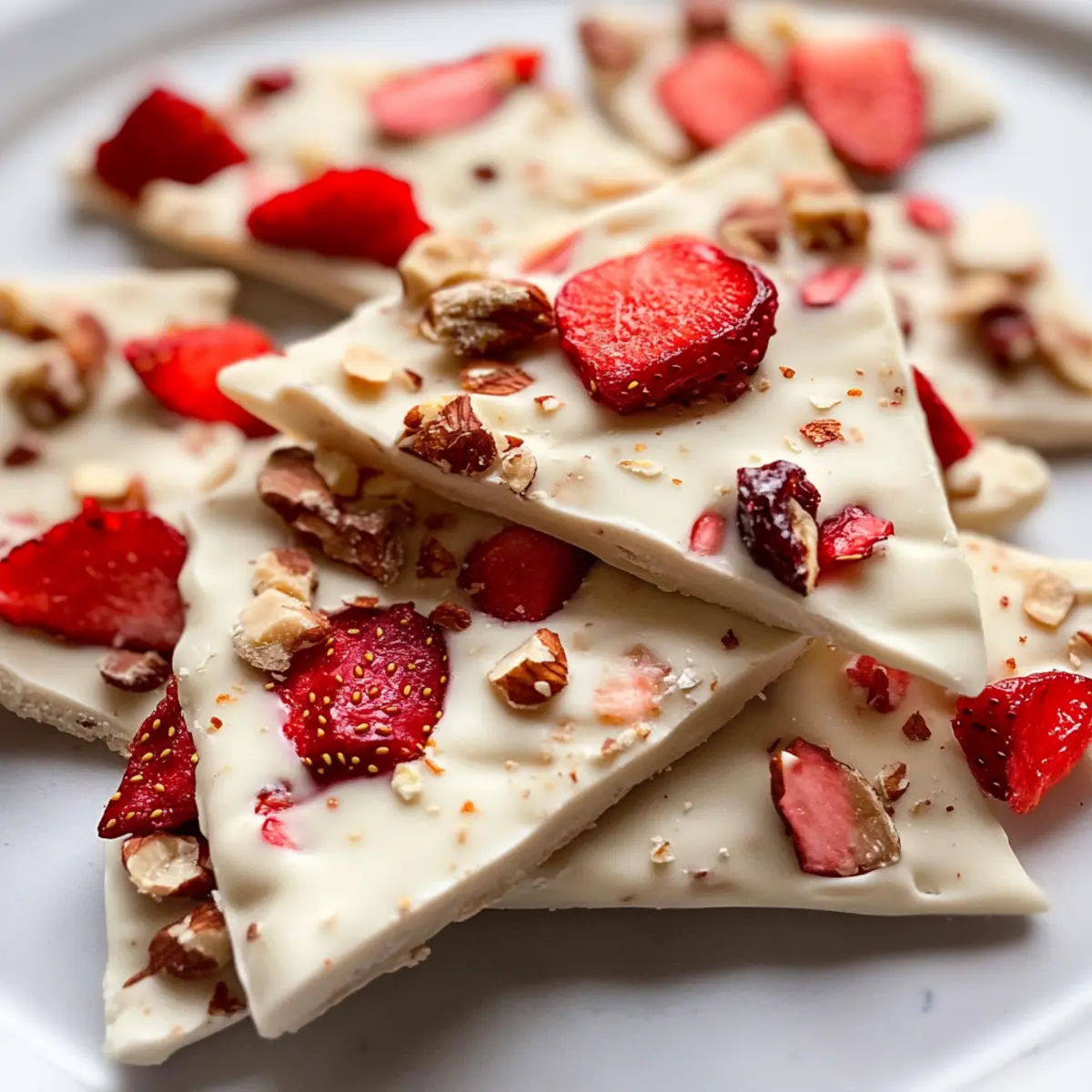 Veganer Weiße Schokolade Rinde