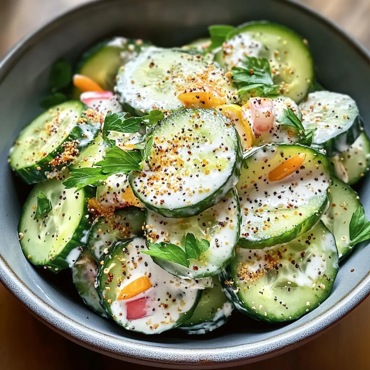 Bagel Gurken Salat