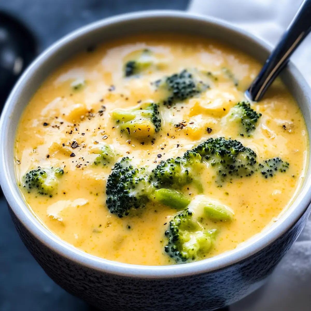 Brokkoli-Cheddar-Suppe