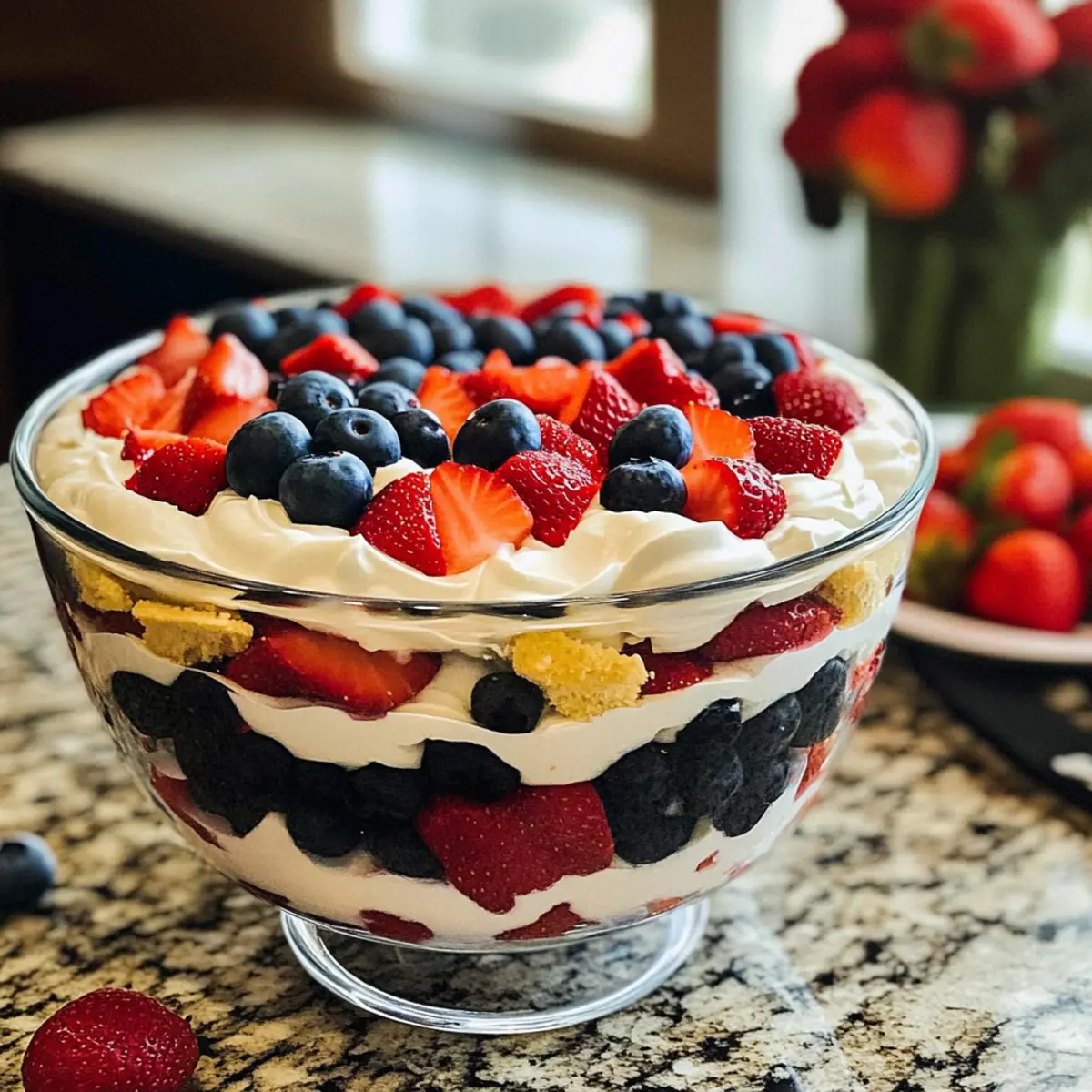 Einfache Beeren-Trifle