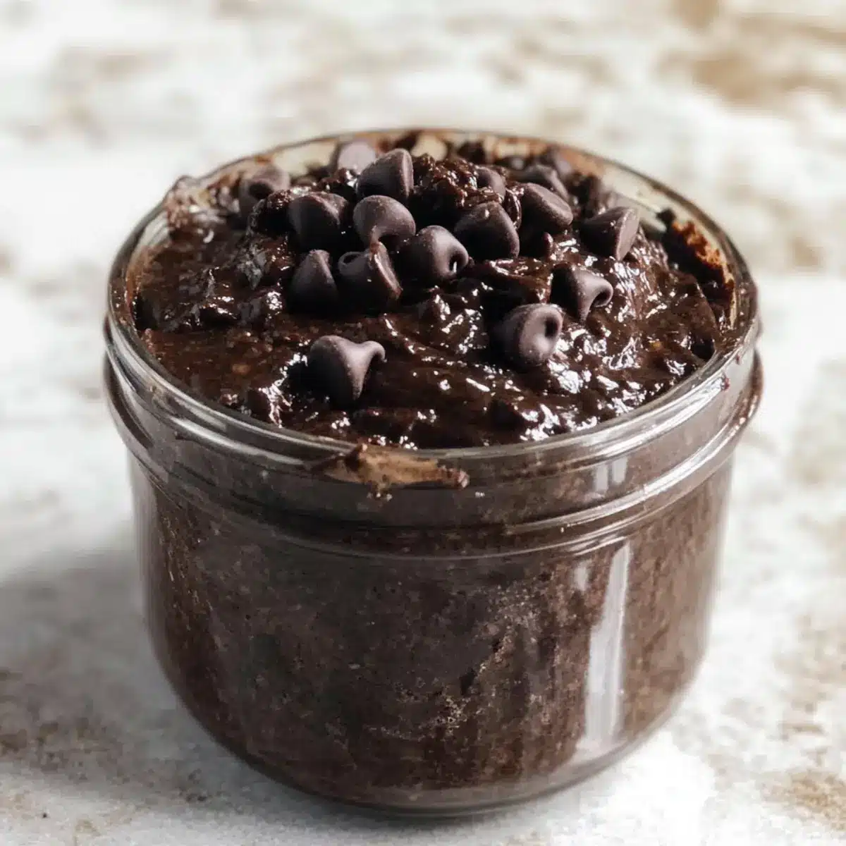 essbarer Brownie-Teig