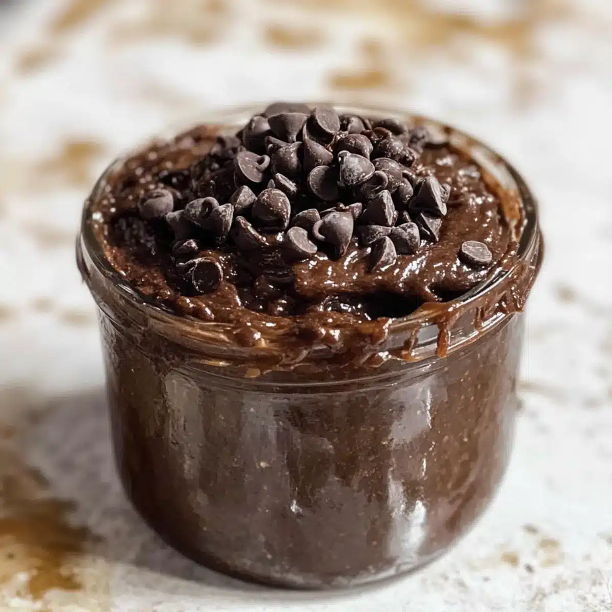 Essbarer Brownie-Teig