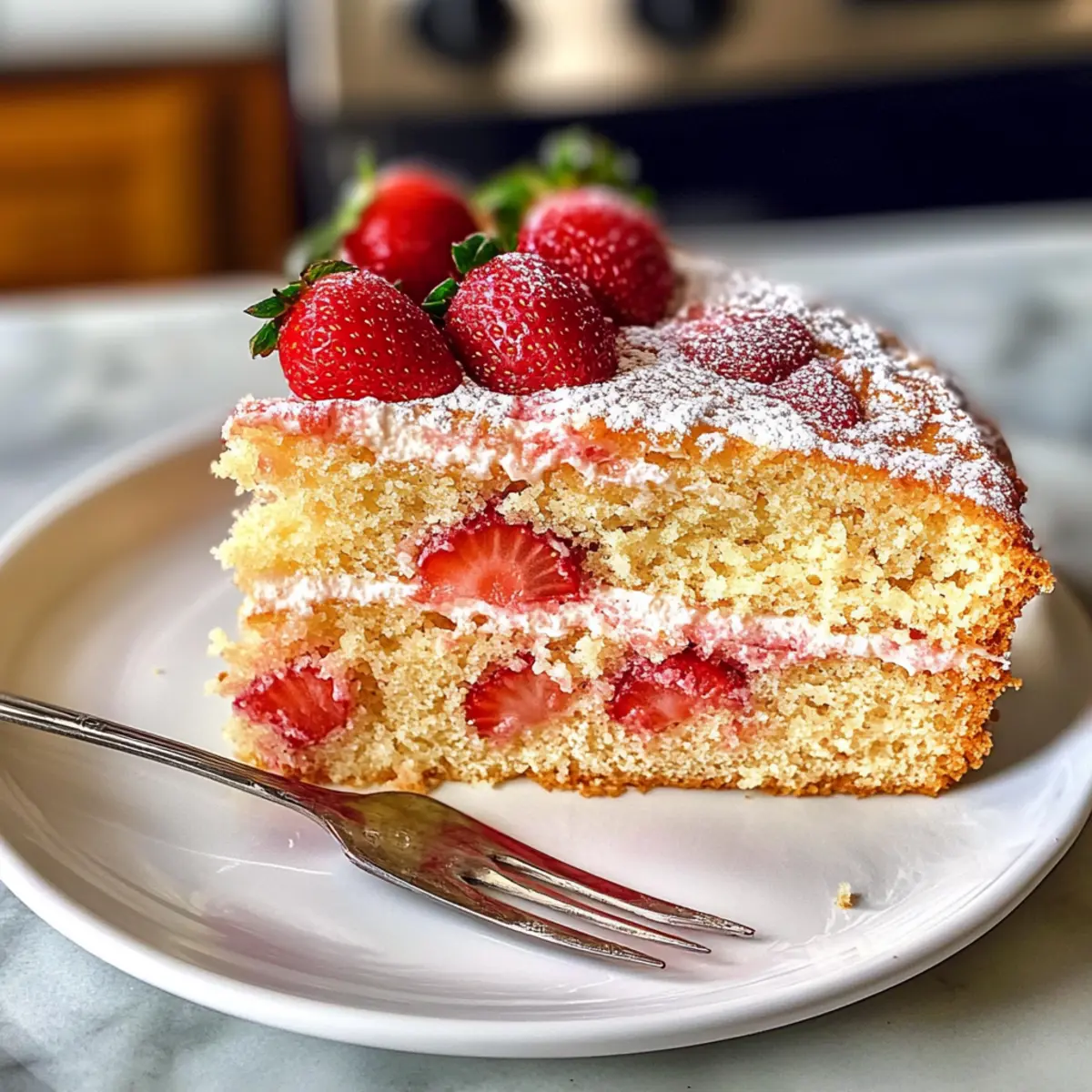 Erdbeerkuchen