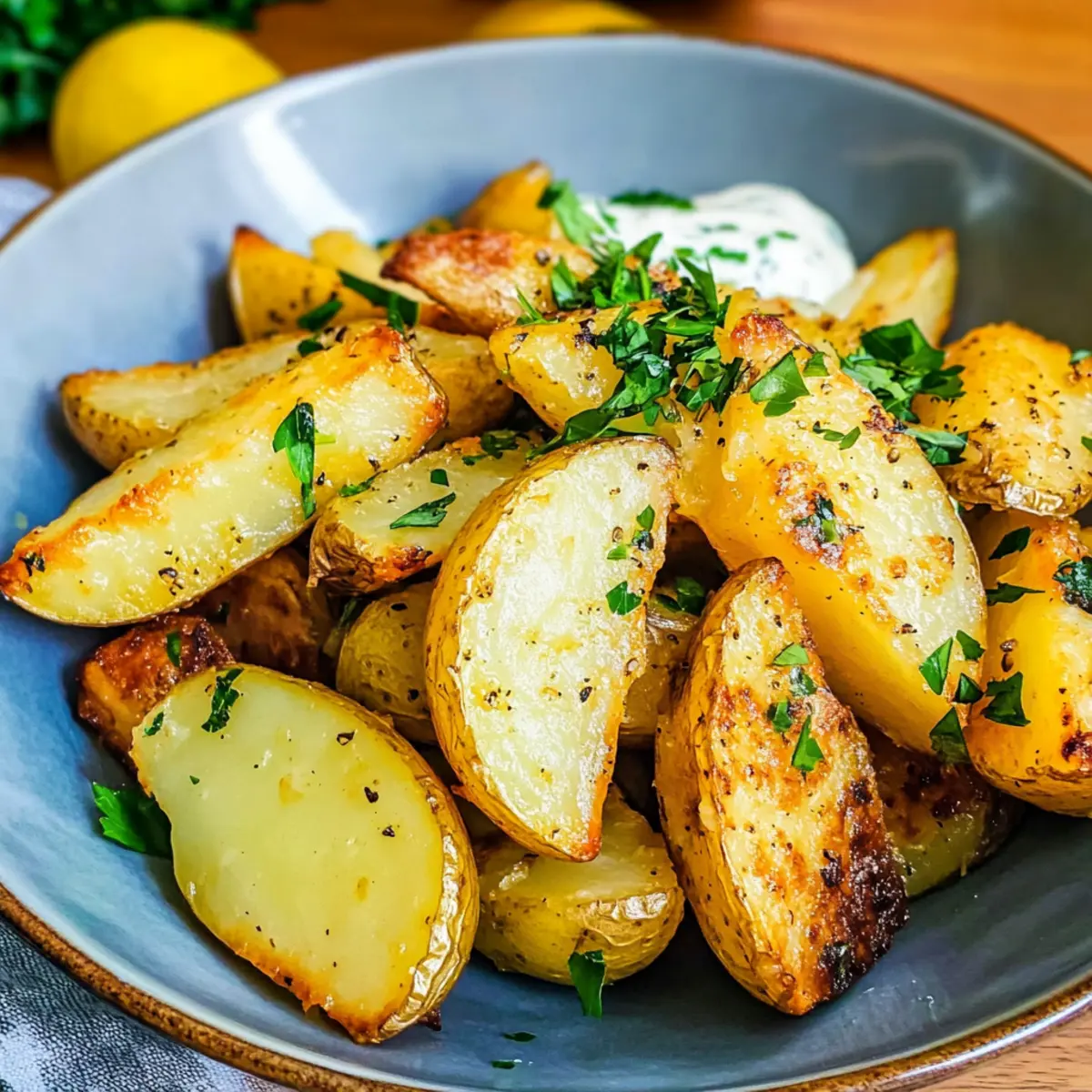 Griechische Zitronenkartoffeln
