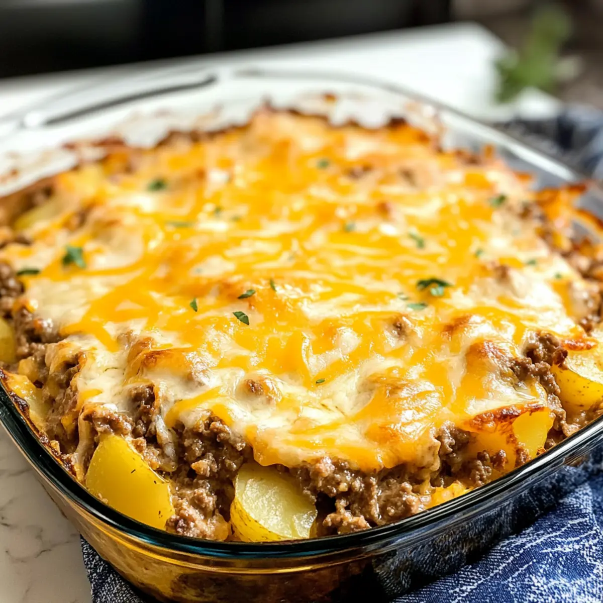 Hamburger Kartoffelauflauf