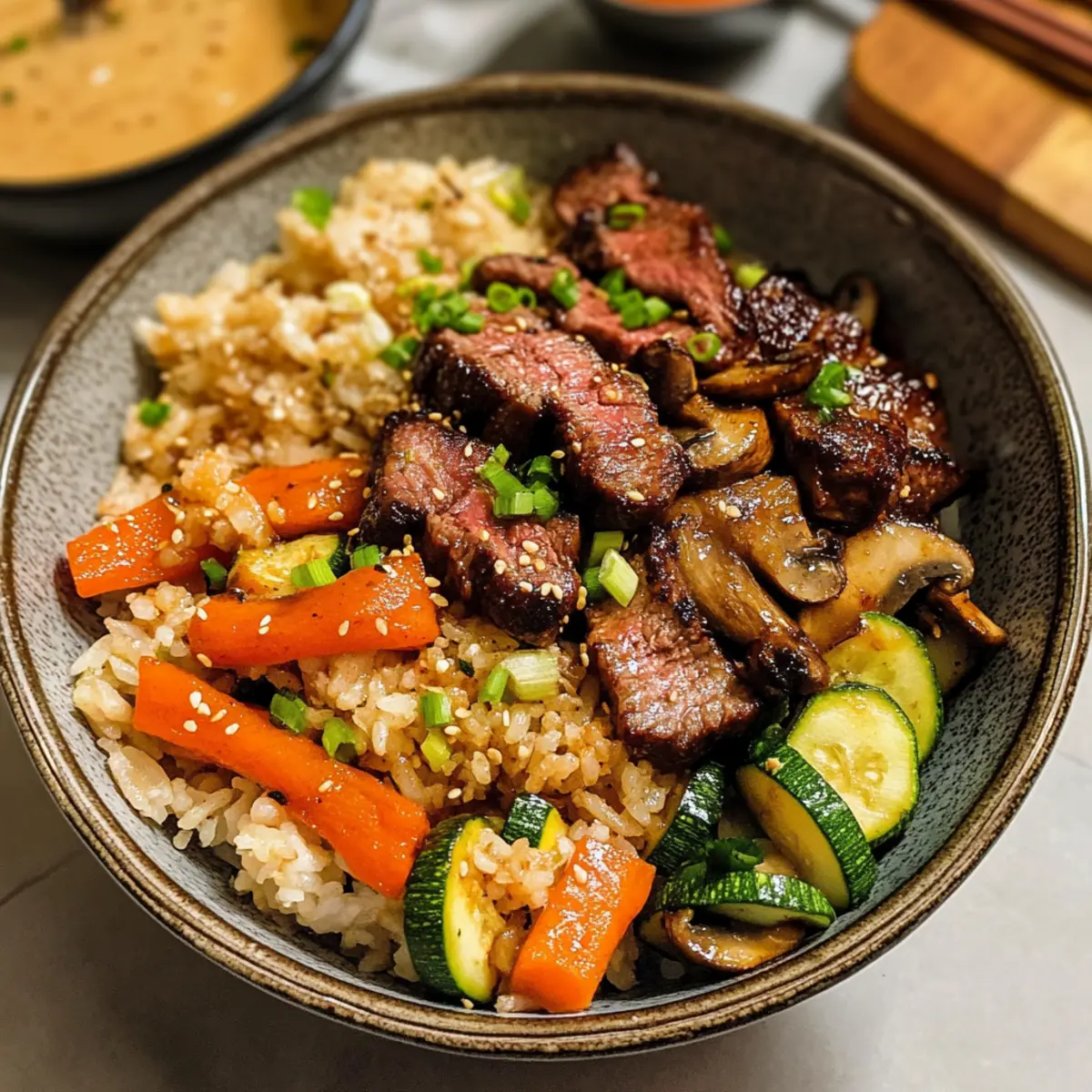 Hibachi Steak Schalen