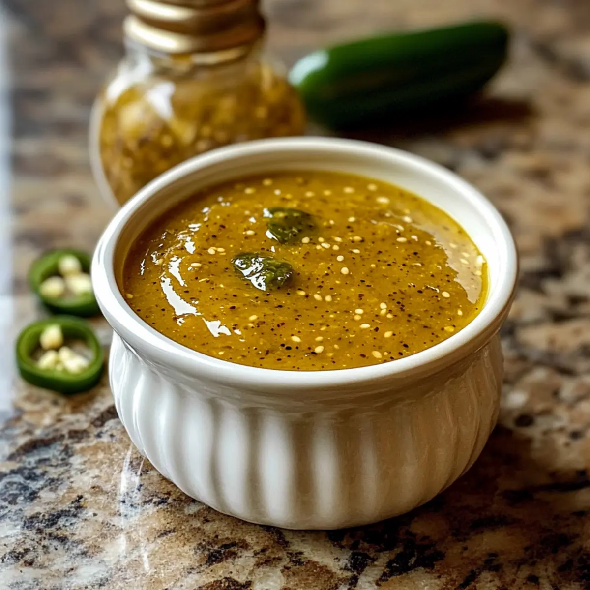 Jalapeno Honig Senf Sauce