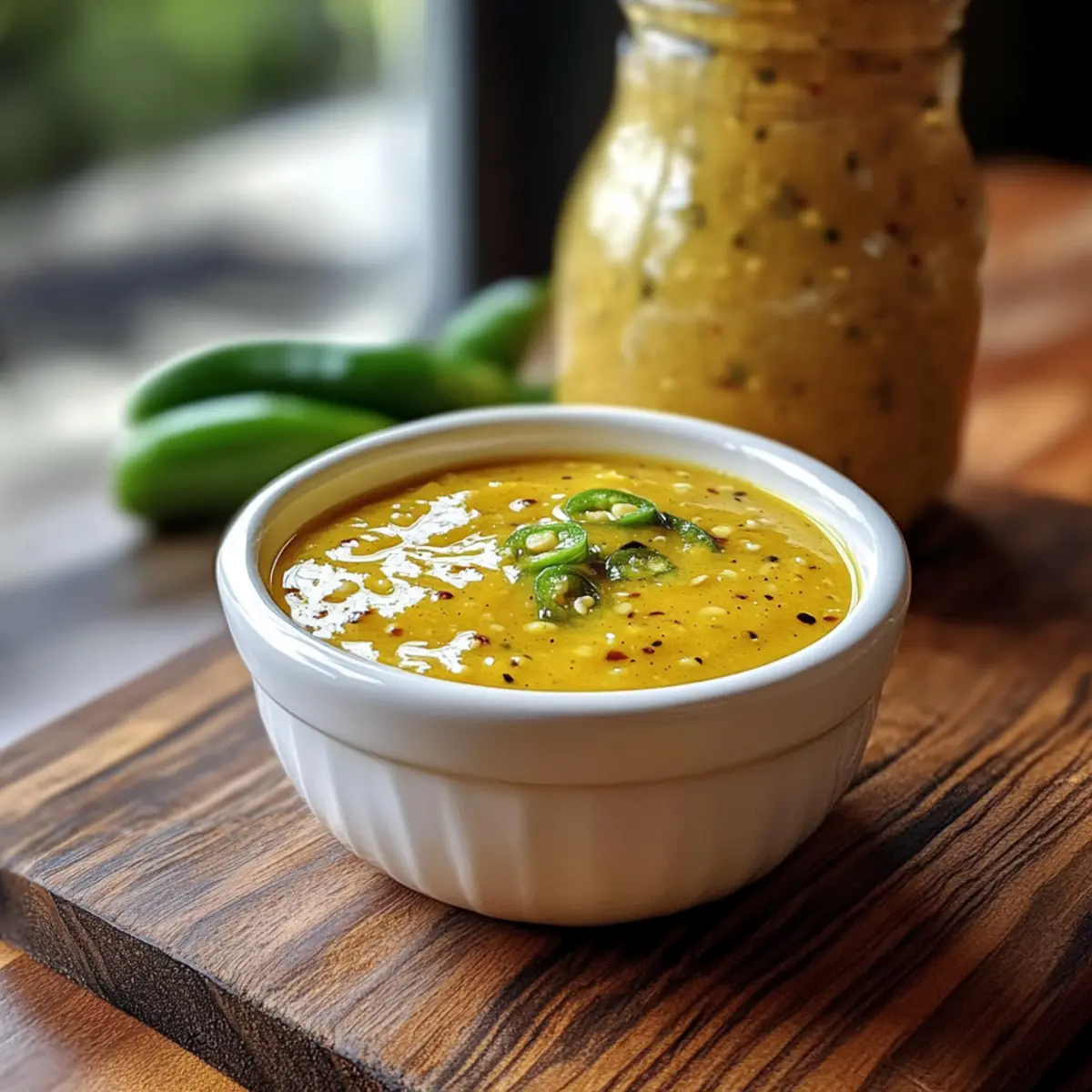 Jalapeño-Honig-Senf-Sauce