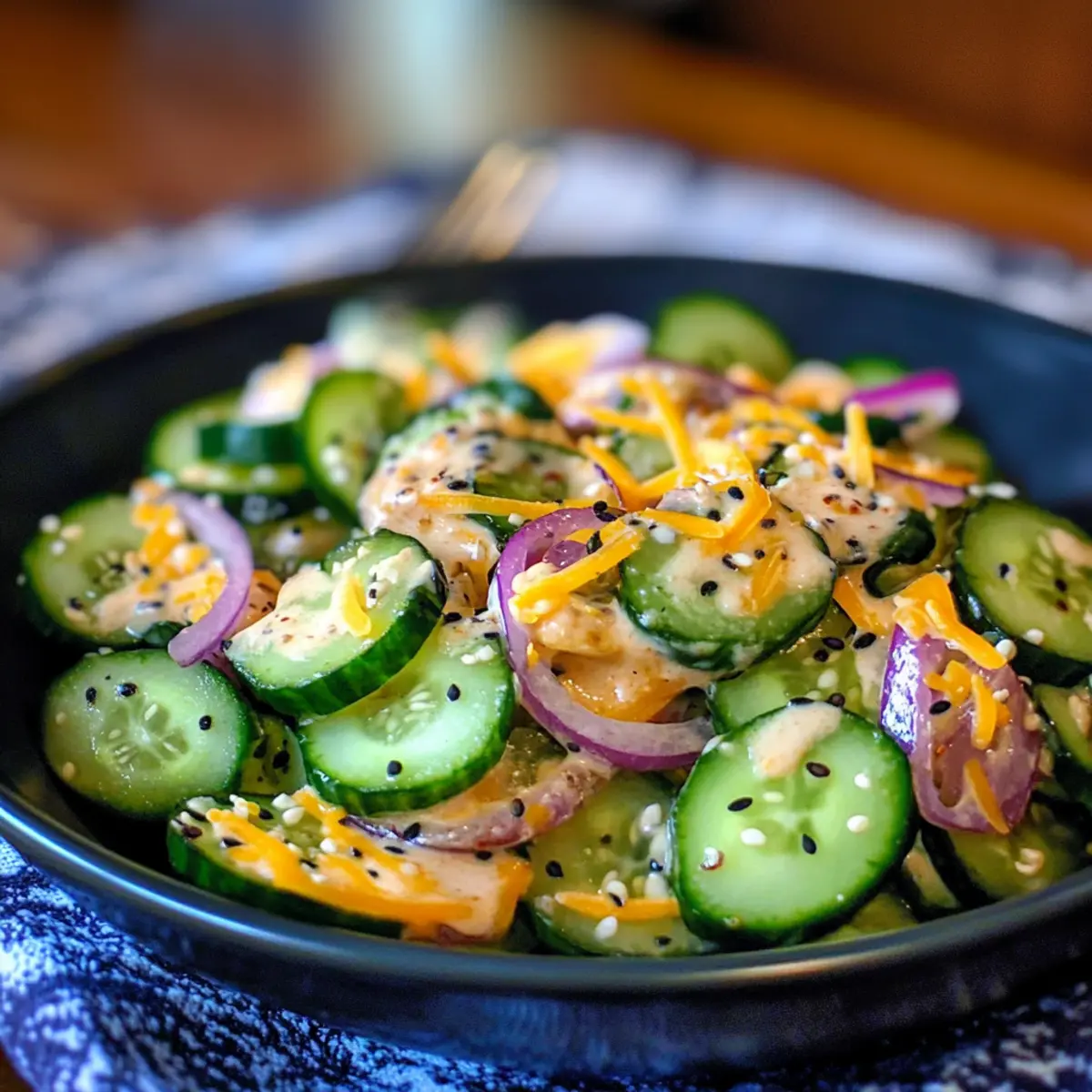 Jalapeno-Popper-Gurken-Salat