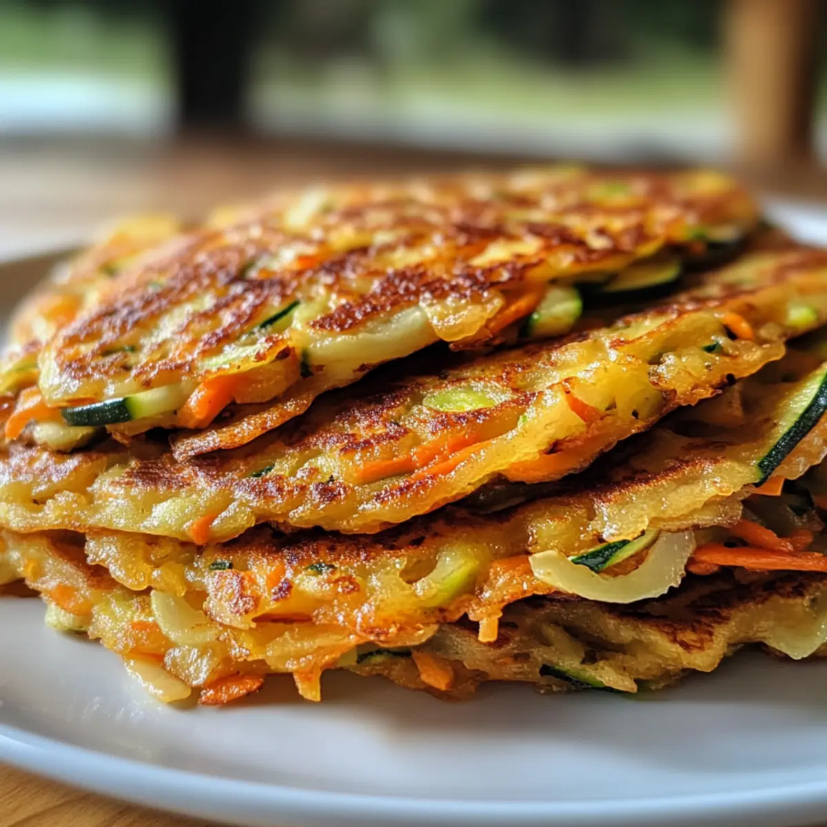 Koreanische Gemüsepuffer