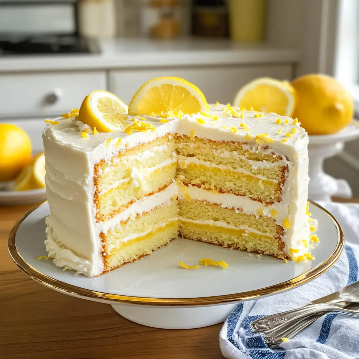 Limoncello Mascarpone Kuchen