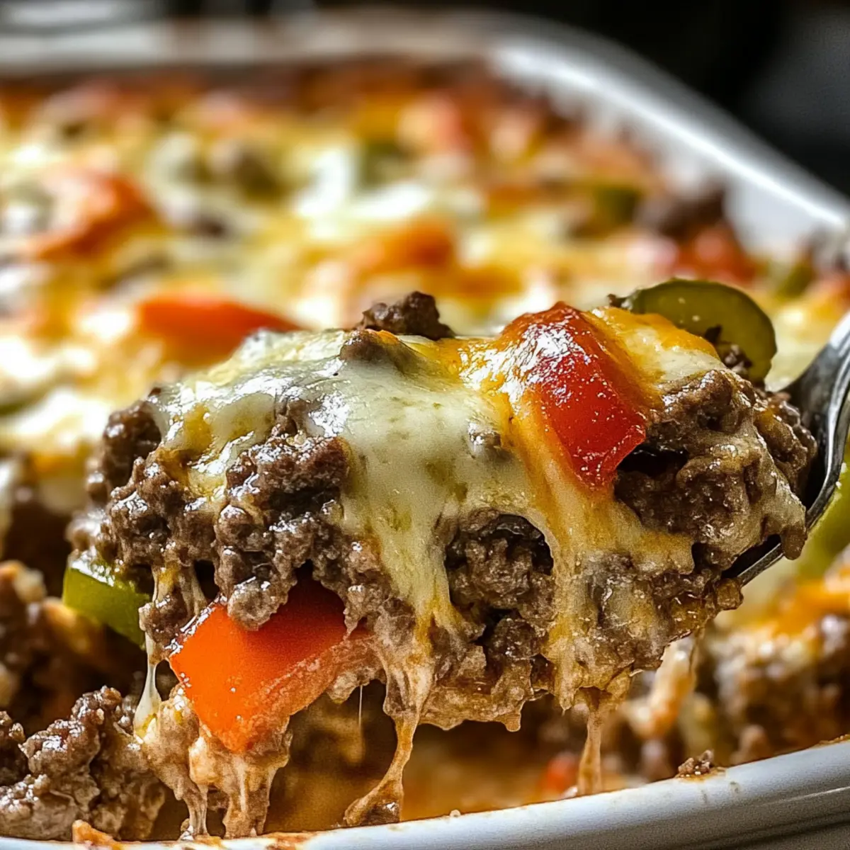 Philly Cheesesteak Auflauf