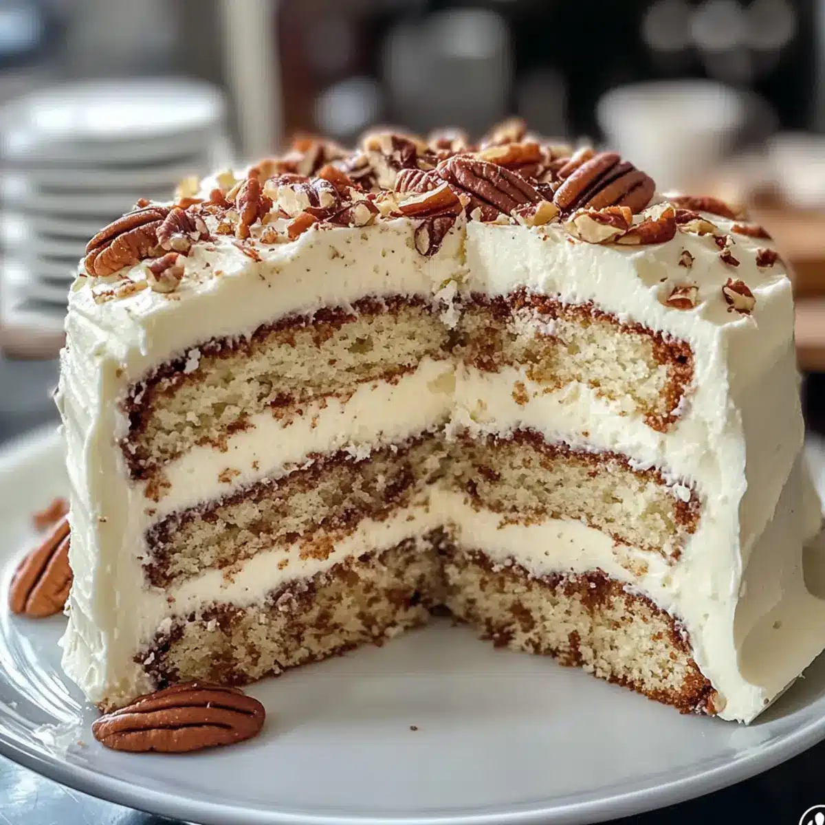 Schneller italienischer Sahnekuchen