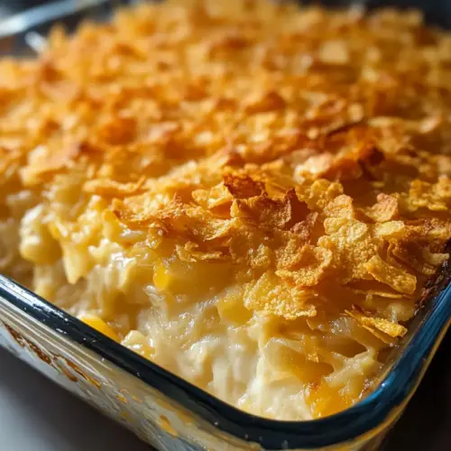 Süßer Zwiebelauflauf